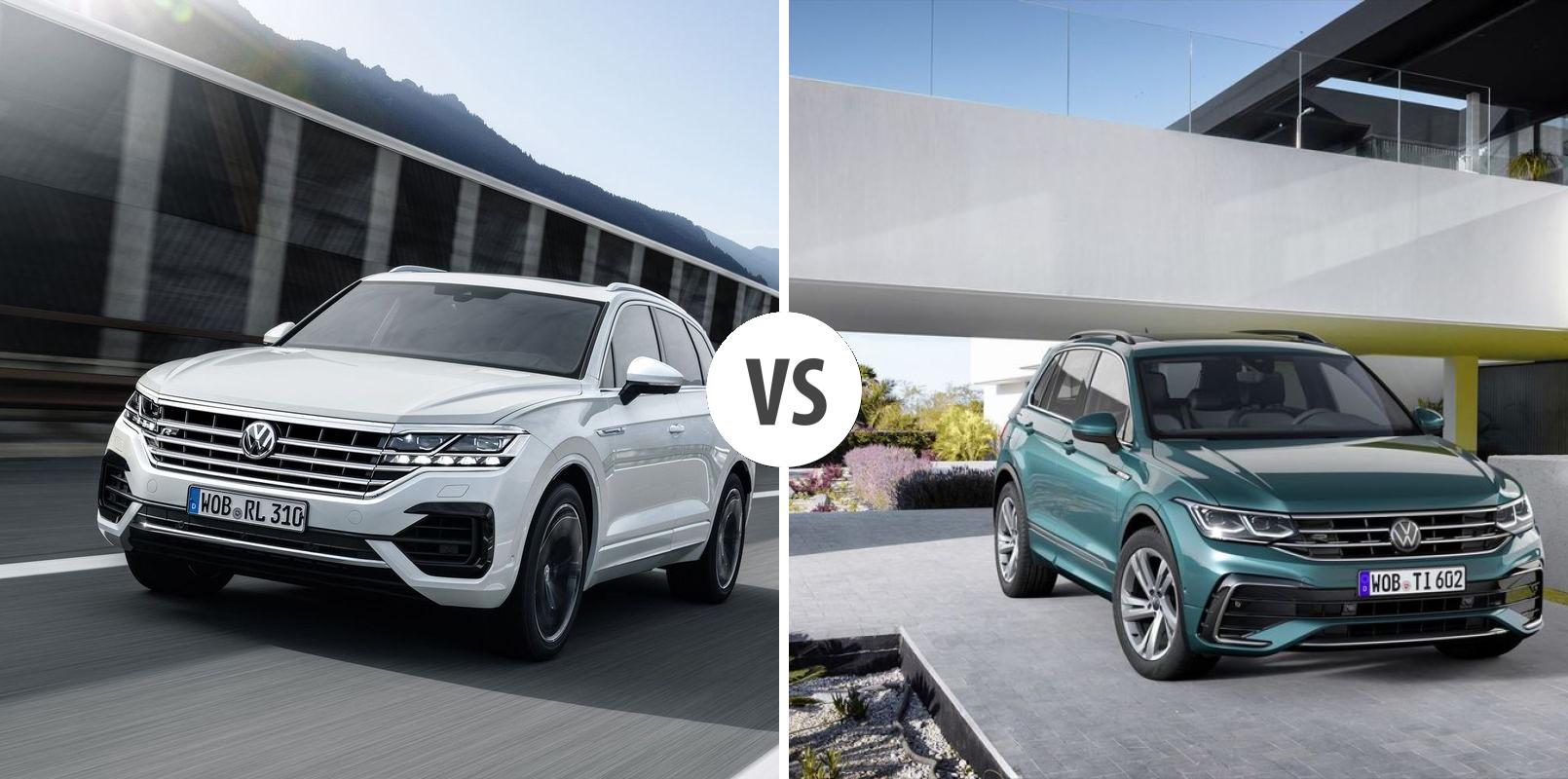 Schone Vw Tiguan Vs Touareg Ebenbild
